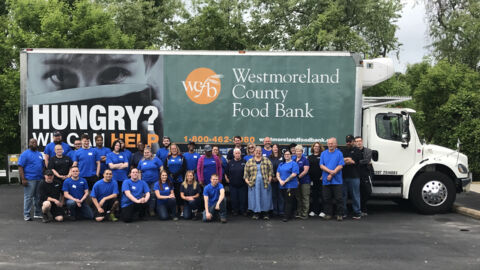 The watts community helping out at a food bank