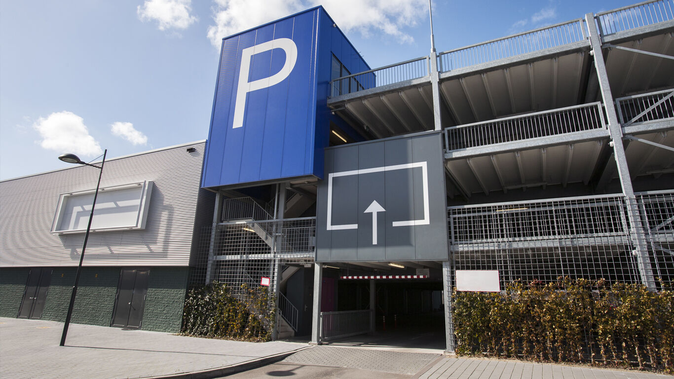 Parking Garage Entrance